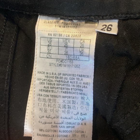 Marciano fitted black pants 26 - Picture 4 of 5